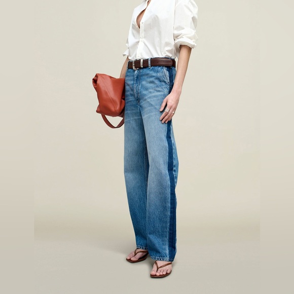 NWT Kallmeyer Column Leg Jeans in Pure Blue Tuxedo Denim
